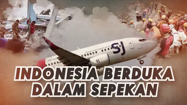 Indonesia tengah berduka, dalam sepekan di awal tahun 2021 dilanda musibah dan bencana alam.
