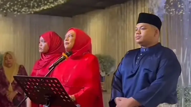Keluarga pengantin pria minta maaf ke tamu undangan karena pernikahan batal. (Dok: TikTok @DemFlacco)