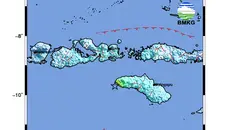 Gempa Magnitudo 6,1 Guncang Sumba Barat Daya NTT