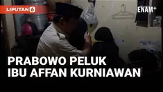 Presiden Prabowo melayat rumah duka Affan Kurniawan, pengemudi ojek online yang tewas usai dilindas rantis Brimob. Prabowo disambut isak tangis kedua orang tua  Affan.