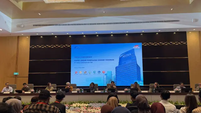 Rapat Umum Pemegang Saham Tahunan (RUPST) PT Astra International Tbk (ASII), di Menara Astra, Jakarta, Kamis (23/4/2026). (Foto: Liputan6.com/Tira Santia)