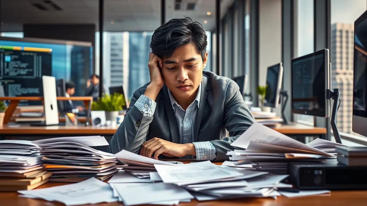 cara mengatasi burnout (Image by AI)