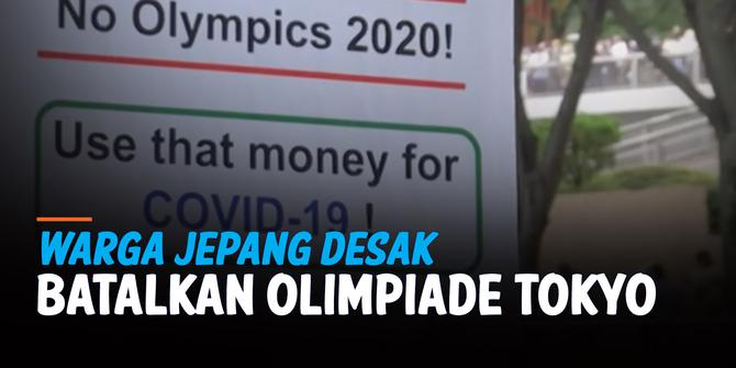 VIDEO: Aksi Protes Warga Jepang Desak Olimpiade Tokyo Dibatalkan