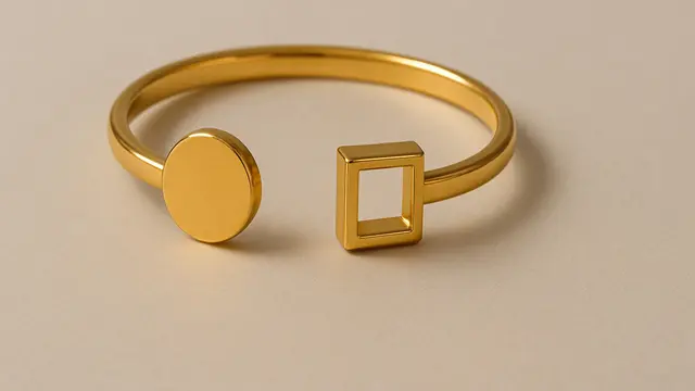 Model Gelang Emas Minimalis 2025