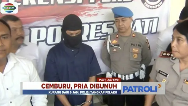 Polisi tangkap pelaku pembunuhan sadis di depan SMPN 1 Gabus, Pati, Jawa Tengah.