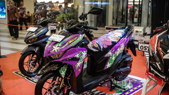 Kumpulan Potret Motor Keren di Honda Modif Contest 2023 Seri Pekanbaru