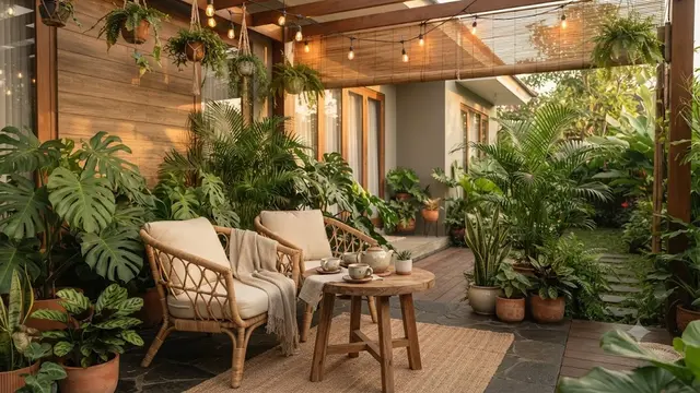 Inspirasi Teras Berkonsep Tea Corner