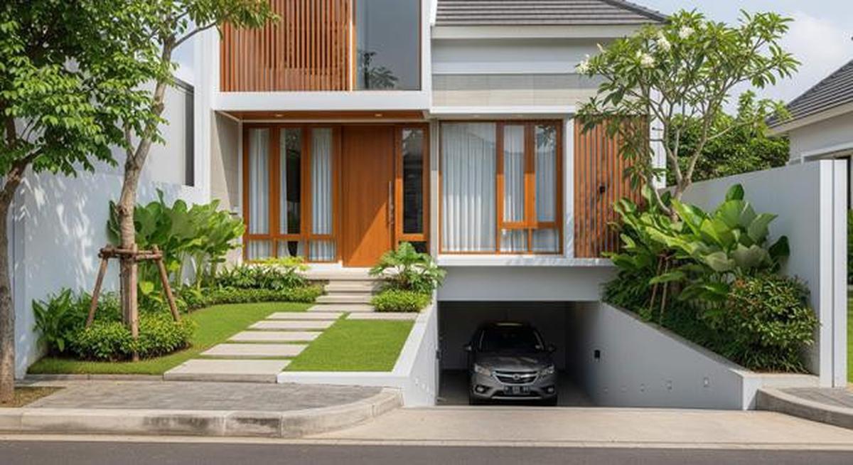 Inspirasi 7 Model Rumah Mungil Tapi Punya Garasi Muat Mobil, Solusi Lahan Terbatas