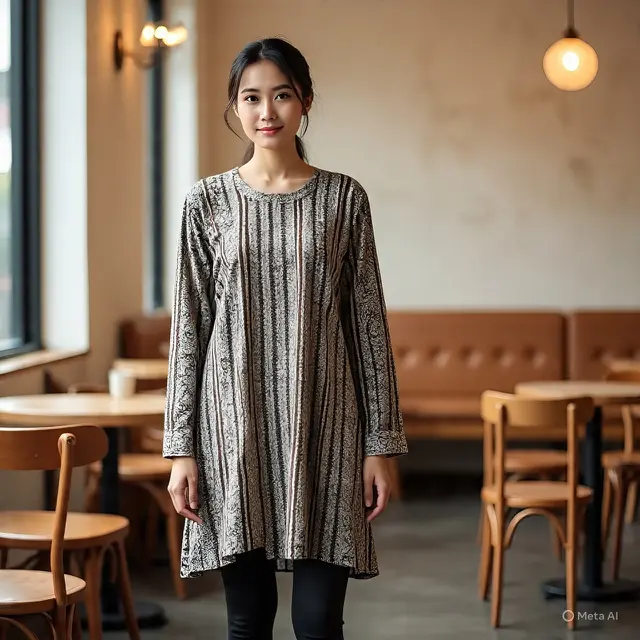 Model Baju Batik Lengan Panjang untuk Tampil Slim