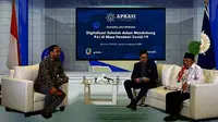 Sekjen Apkasi Najmul Akhyar saat memberikan sambutan dalam kegiatan Webinar Apkasi di Kantor Apkasi Jakarta, Rabu (12/08/2020). (Istimewa)