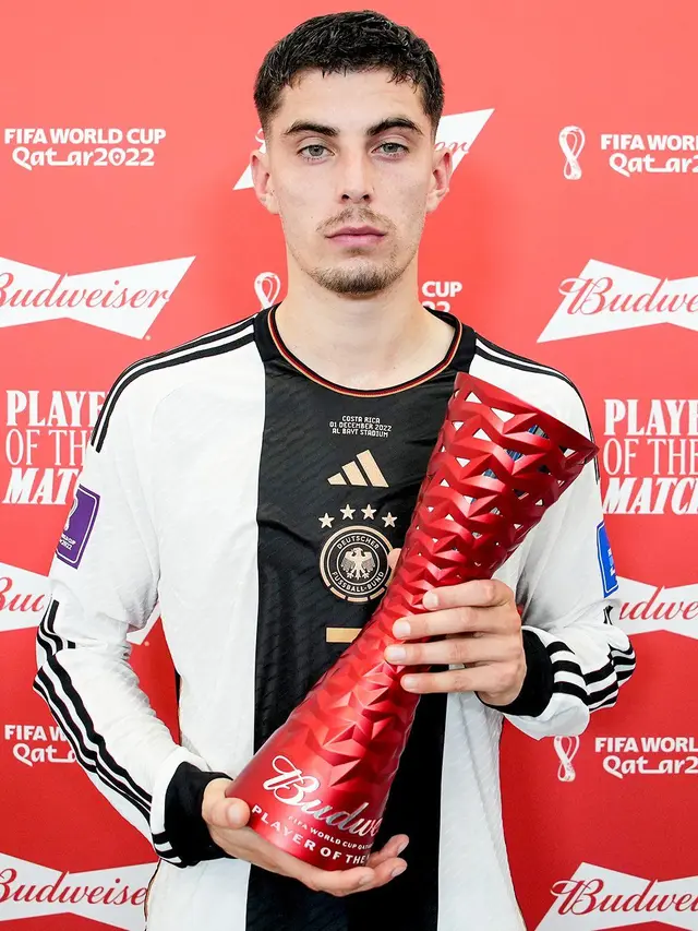 Kai Havertz, Man of The Match Jerman. (sumber: twitter.com/brfootball)