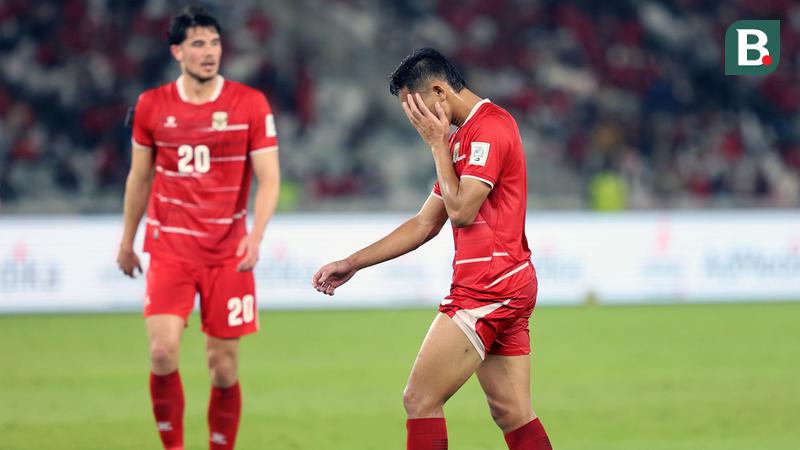 Foto: Ragam Raut Kecewa Para Penggawa Timnas Indonesia setelah Menjadi Runner Up di FIFA Series 2026