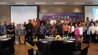Direktur Utama BRI Insurance Budi Legowo mengadakan pertemuan dengan para nasabah BRI Insurance dengan tema SECURE (Strengthening Enterprise &amp; Cargo through Unified Relationships &amp; Engagement with). (Dok BRINS)