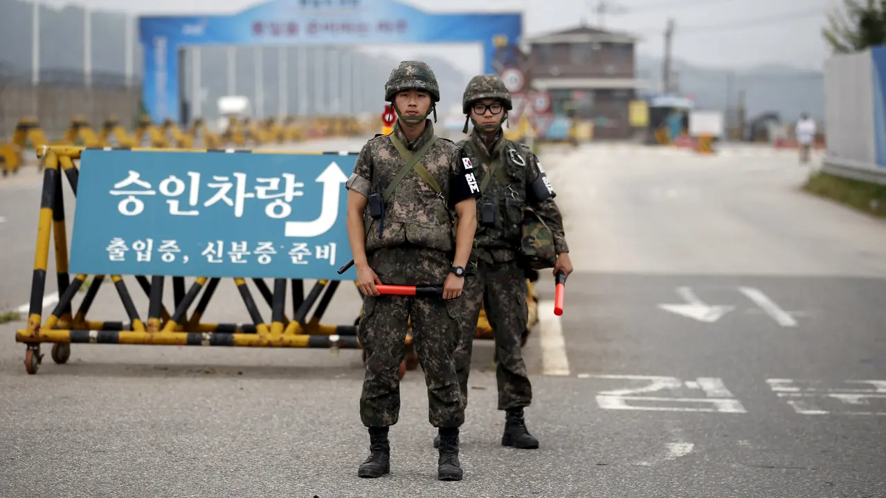 20150821- Korut Nyatakan Siap Perang dengan Korsel- Pyongyang- Kim Jong-un
