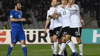 Jerman tekuk Azerbaijan dengan skor 4-1. (AFP / KIRILL KUDRYAVTSEV)