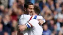Eden Hazard mencetak dua gol sekaligus membawa Chelsea menang 4-1 atas AFC Bournemouth dalam laga Liga Inggris di Stadion Vitality, Bournemouth, Sabtu (23/4/2016). (Action Images via Reuters/Paul Childs)