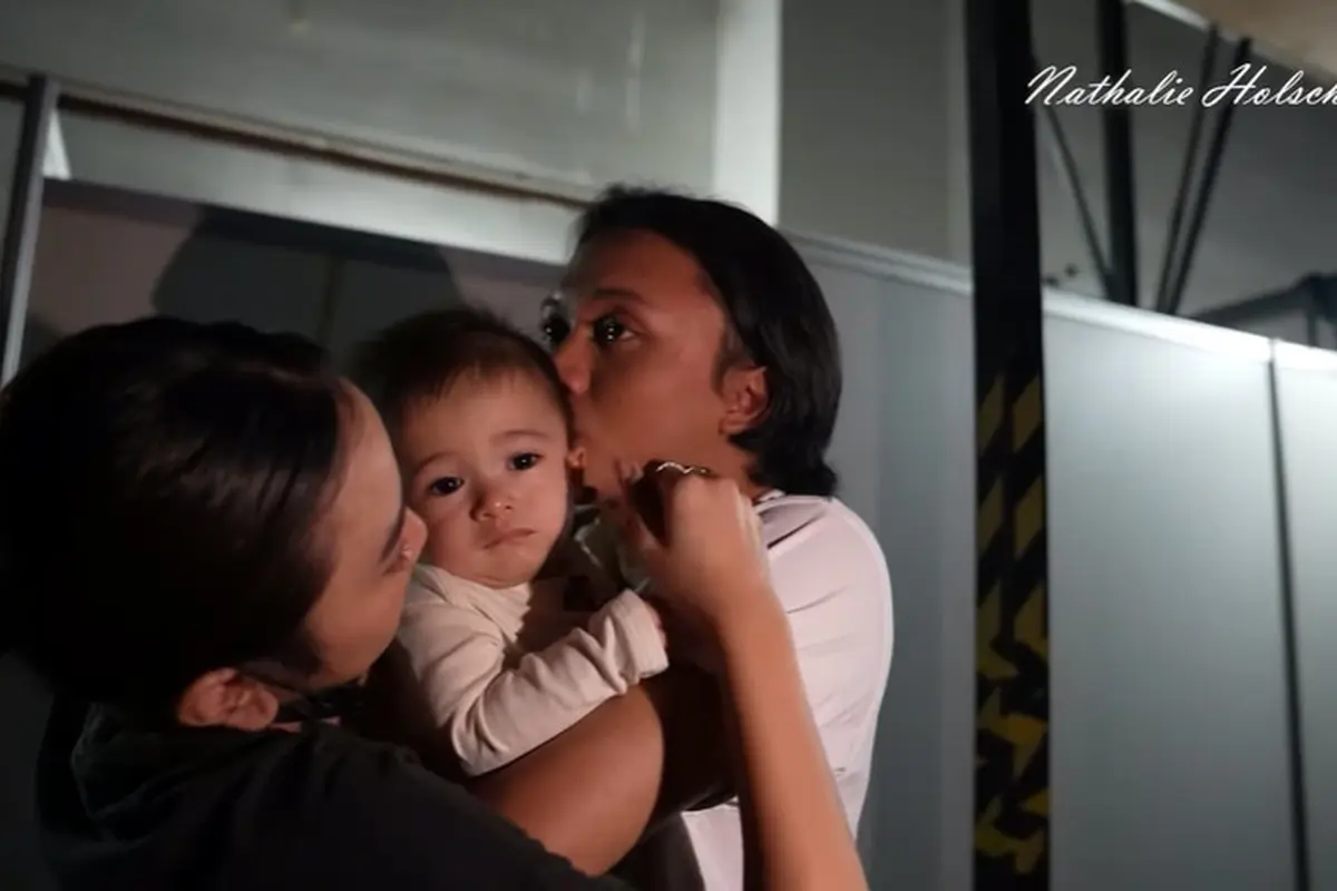 [Fimela] Rizky Febian dan Baby Adzam