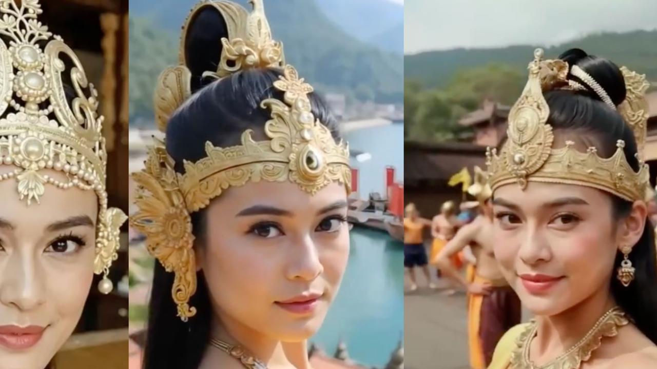 Begini Gaya A Day in My Life Ratu Cantik Majapahit Tribhuwana Tunggadewi versi AI kalau Hidup di Zaman Modern