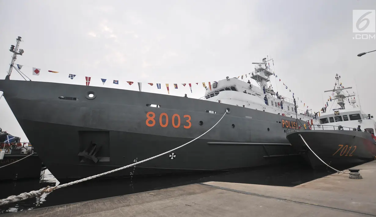 Armada baru Korps Kepolisian Air dan Udara (Korpolairud) dipamerkan saat HUT ke-68 Korpolairud di Mako Ditpolairud, Jakarta, Senin (3/12). (Merdeka.com/Iqbal Nugroho)