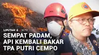 Sempat Padam, Api kembali Bakar TPA Putri Cempo