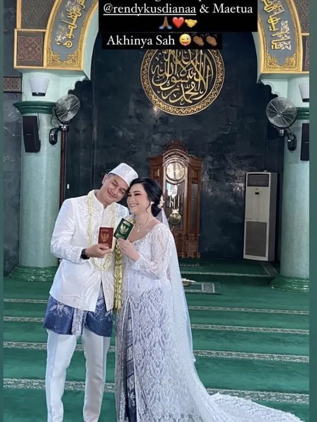 Suasana akad nikah bintang FTV Pintu Berkah Rendy Kusdiana dengan Natasya (Foto: Instagram jopapattyofficial)