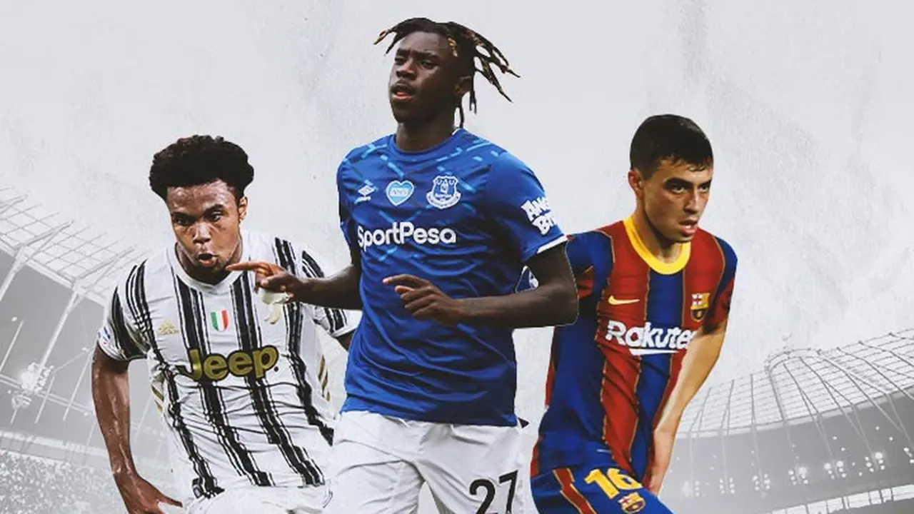 Ilustrasi - Moise Kean, Pedri, Weston McKennie