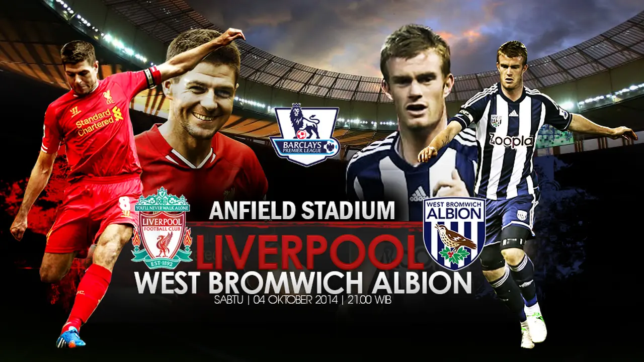Prediksi Liverpool Vs West Bromwich Albion