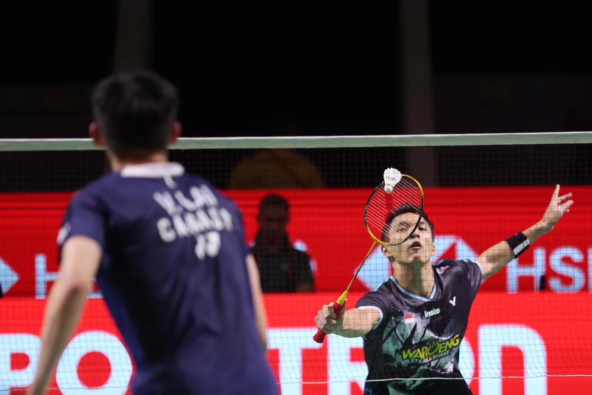 FOTO: Jonatan Christie Gagal Raih Gelar Indonesia Open 2026