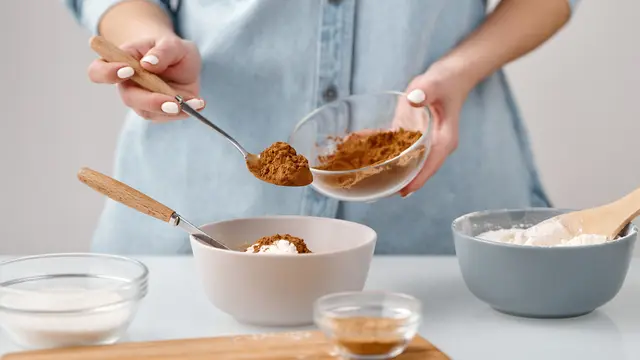 Bahan-bahan untuk membuat cake jamur tiram