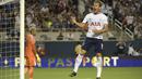 Penyerang Tottenham, Harry Kane bisa menjadi kandidat top scorer pada musim 2017-2018, Musim 2016-2017 Kane berhasil tampil apik dengan 30 penampilnan dan mencetak 29 gol di Premier League. (Phelan Ebenhack/AP Images for International Champions Cup)