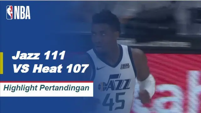 Jazz meniup Heat 111-84 saat Donovan Mitchell memimpin dengan 21 poin dan lima rebound.