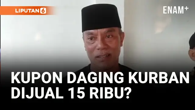 VIDEO: Viral Penjualan Kupon Daging Kurban, Panitian Berikan Klarifikasi!
