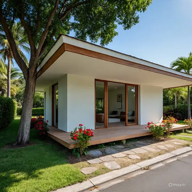 Rumah Sederhana yang Cantik Ada Terasnya