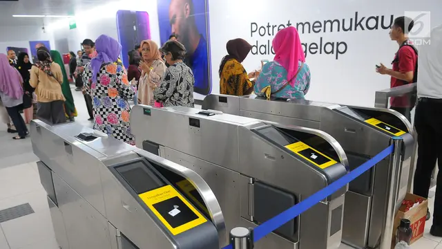 Mengintip Megahnya Stasiun MRT Jakarta Bundaran HI