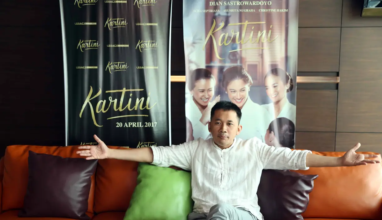 Film baru kembali dilahirkan oleh sutradara terkenal Hanung Bramantyo dengan judul Kartini. Setelah melewati proses yang cukup panjang, akhirnya Hanung berhasil merampungkan semuanya. (Nurwahyunan/Bintang.com)