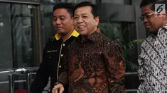 KPK mengumumkan penetapan kembali Setya Novanto sebagai tersangka korupsi KTP elektronik.