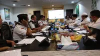 Menteri Agama Lukman Hakim Saifuddin gelar rapat evaluasi penyelenggaraan haji 2018. (www.kemenag.go.id)