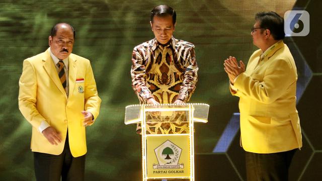 Jokowi Hadiri Pembukaan Munas X Partai Golkar