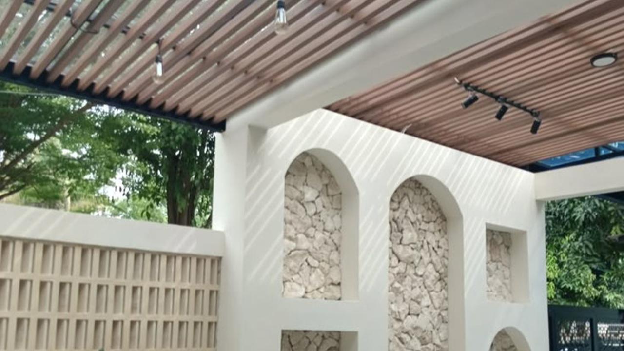 Ilustrasi Teras Rumah Minimalis Estetik
