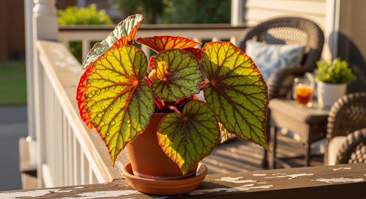 Tanaman Begonia/AI Generated