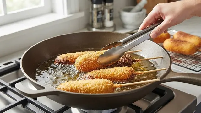 Menggoreng Corndog