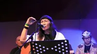 Ketua Kelompok Pemusik Jalanan (KPJ), Anto Baret menggelar konser album baru bertajuk Gonjang Ganjing di Balikpapan.