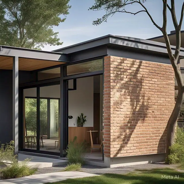 Rumah Minimalis 1 Lantai dengan Konsep Industrial