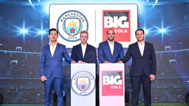 Manchester City kolaborasi dengan AJE Group