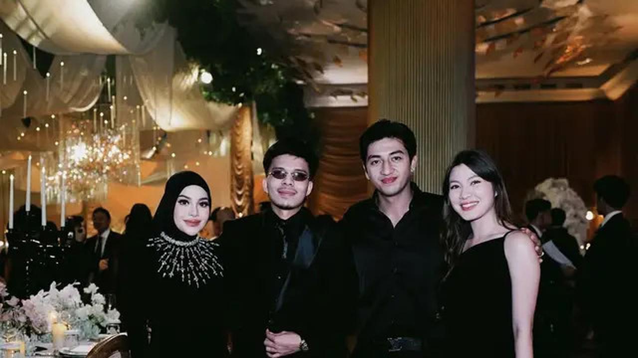8 Gaya Elegan Seleb Berbalut Gaun Hitam di Resepsi Pernikahan Al Ghazali dan Alyssa Daguise, Tissa Biani hingga Syifa Hadju