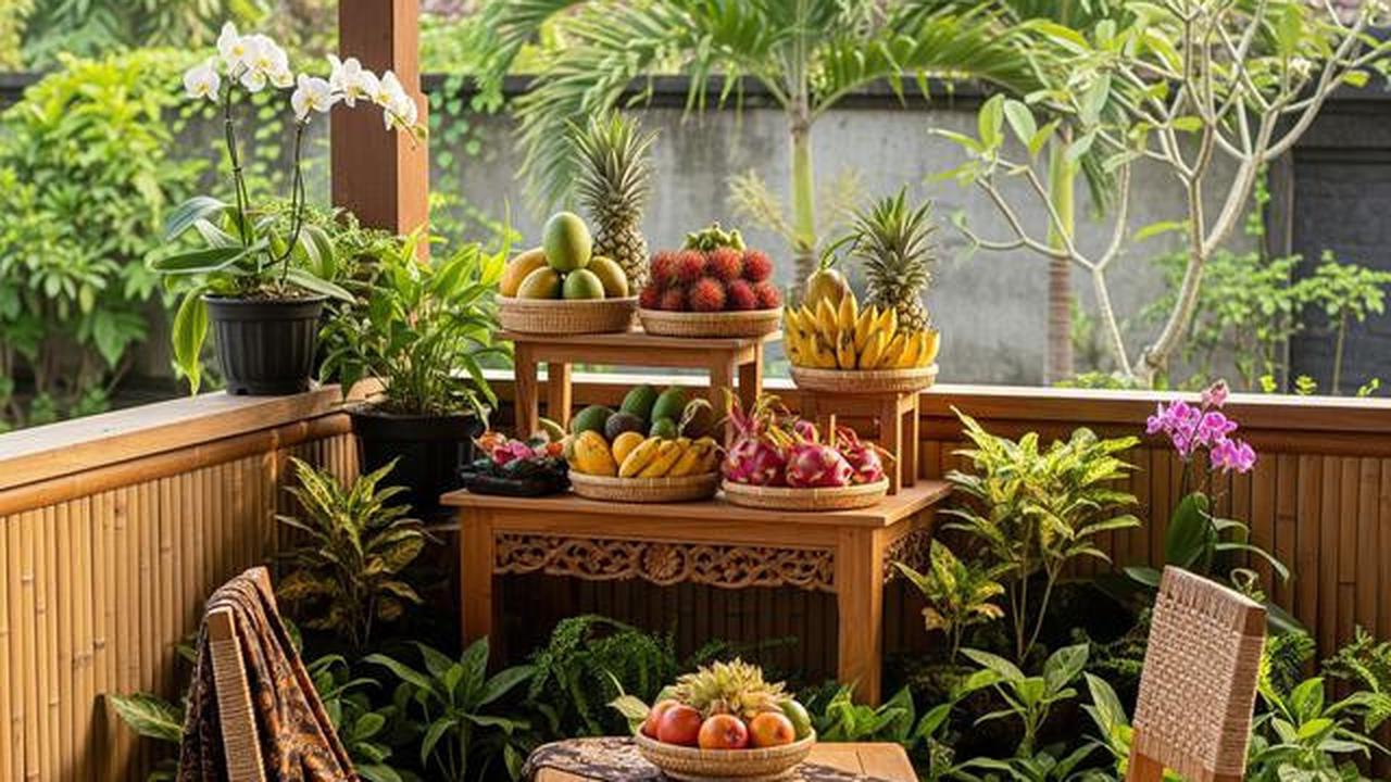 9 Model Teras Rumah Tipe Kecil dengan Taman Buah Mini, Lahan Sempit Jadi Kebun Produktif