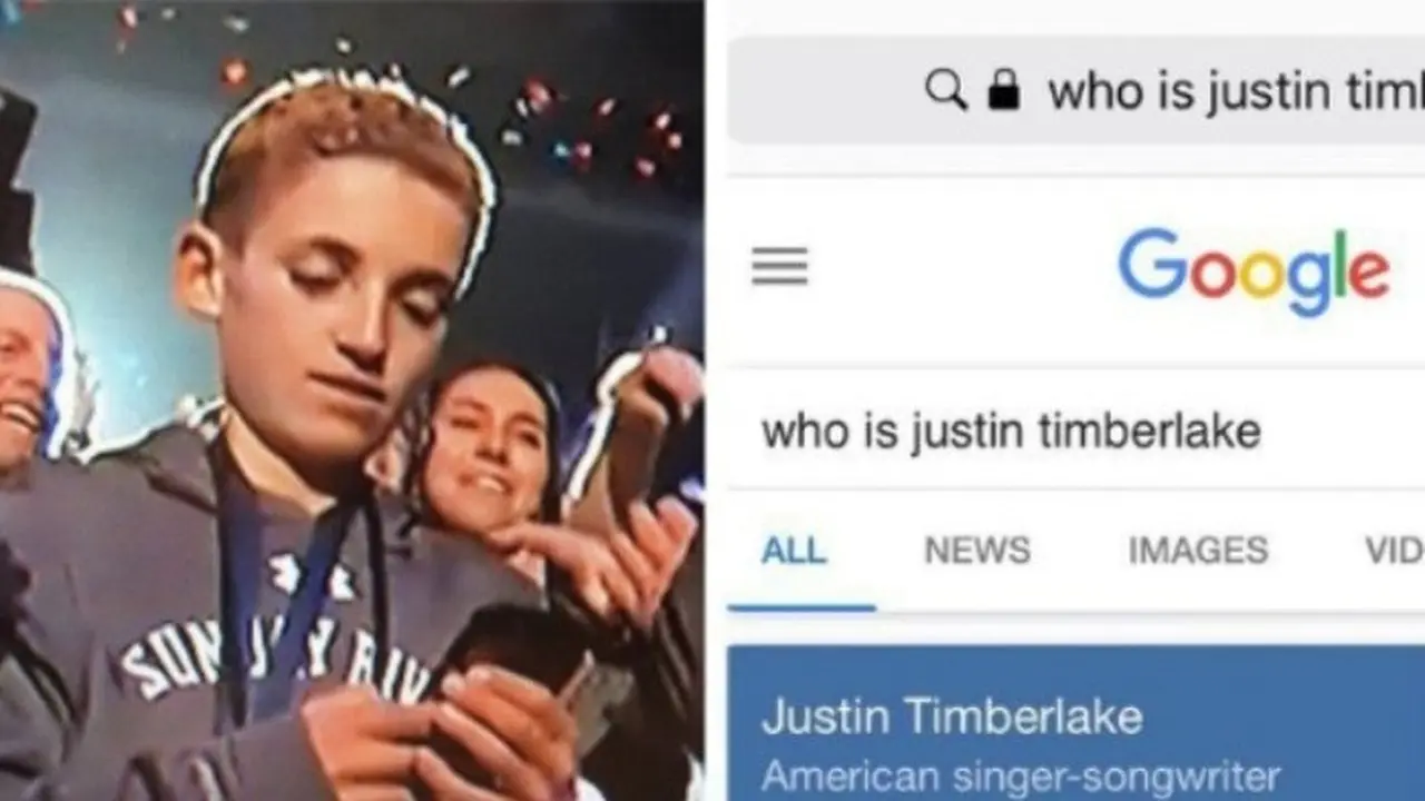 Aksi bocah di Super Bowl jadi meme (Istimewa/Kapanlagi.com)