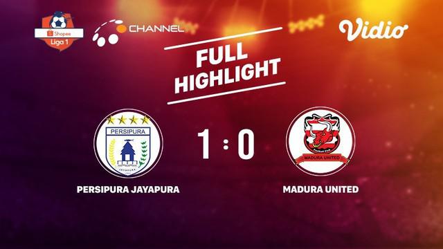 Laga lanjutan Shopee Liga 1, Persipura Jayaputra vs Madura United FC berakhir  1-0
#shopeeliga1 #Persipura #Madura United
