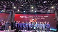 Launching Skuad Malut United di BRI Liga 1 2024/ 2025 di Jakarta, Senin (29/7/20024). (Bola.com/Hery Kurniawan)