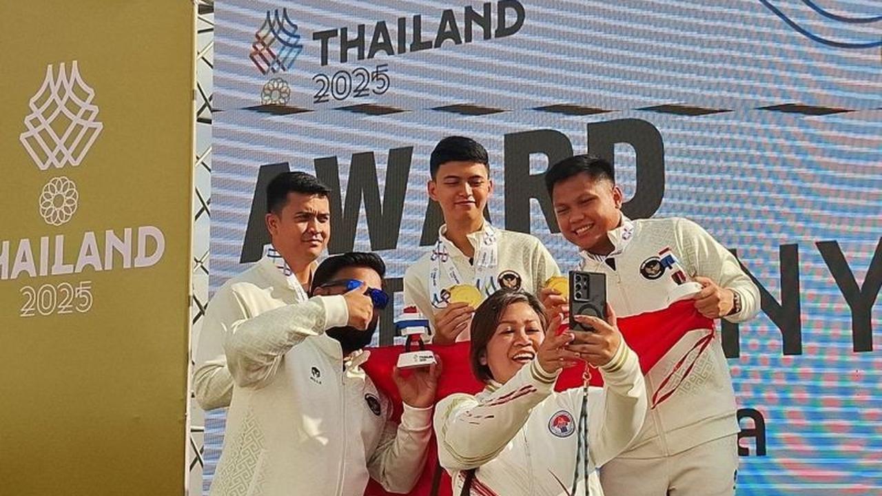 Peran Besar Perbakin Antar Tim Menembak Indonesia Raih Emas Beregu di SEA Games 2025